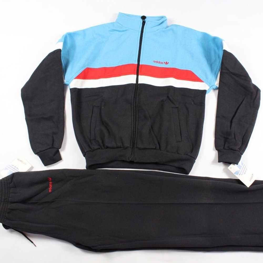 Vintage New Adidas Spell Out Warm Up Suit Womens S